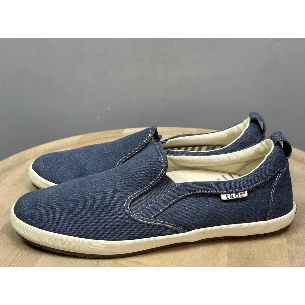 Taos Dandy Shoes‎ Mens Size 11 Canvas Slip On Comfort Casual Loafers Sneakers